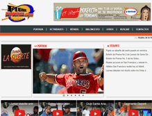 Tablet Screenshot of fiebredeportiva.com